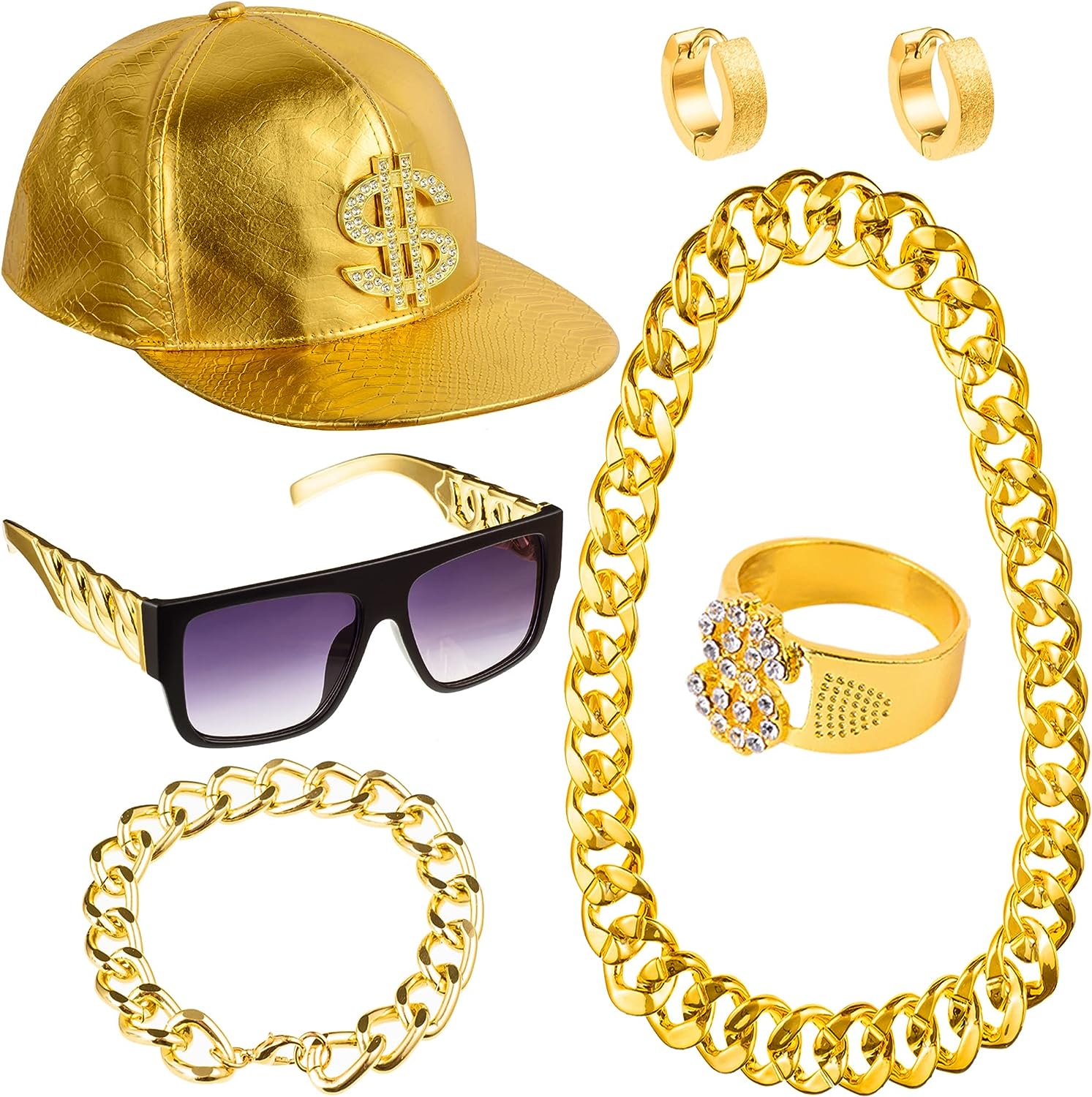 Sunglass Retainer Cord - PESENAR 80er 90er Hip Hop Kostümset