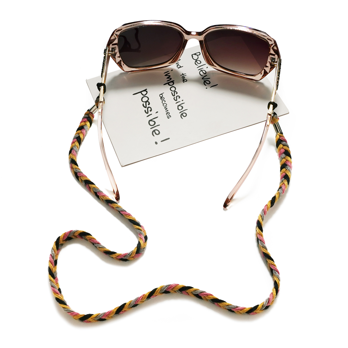 Mode 2022 Neue Muster Gewebte  – Sunglass Retainer Cord Bewertung und Preis