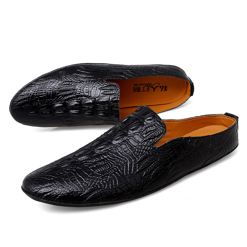 Mode Krokodil Muster Männer Ha – Flip Flop Leather Men Bewertung und Preis