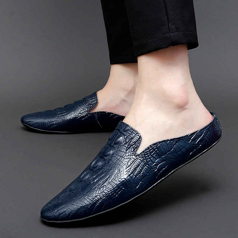 Mode Krokodil Muster Männer Ha – Flip Flop Leather Men Bewertung und Preis