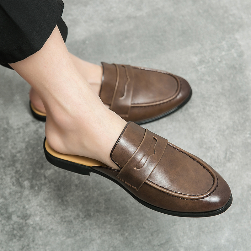 2023 licht Sommer Maultiere Mä – Flip Flop Leather Men Bewertung und Preis