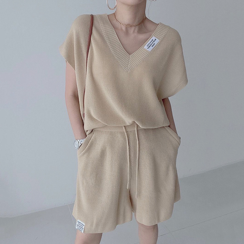 Damen Zweiteiler Kurzset Gestr – Short Linen Drawstring Bewertung und Preis