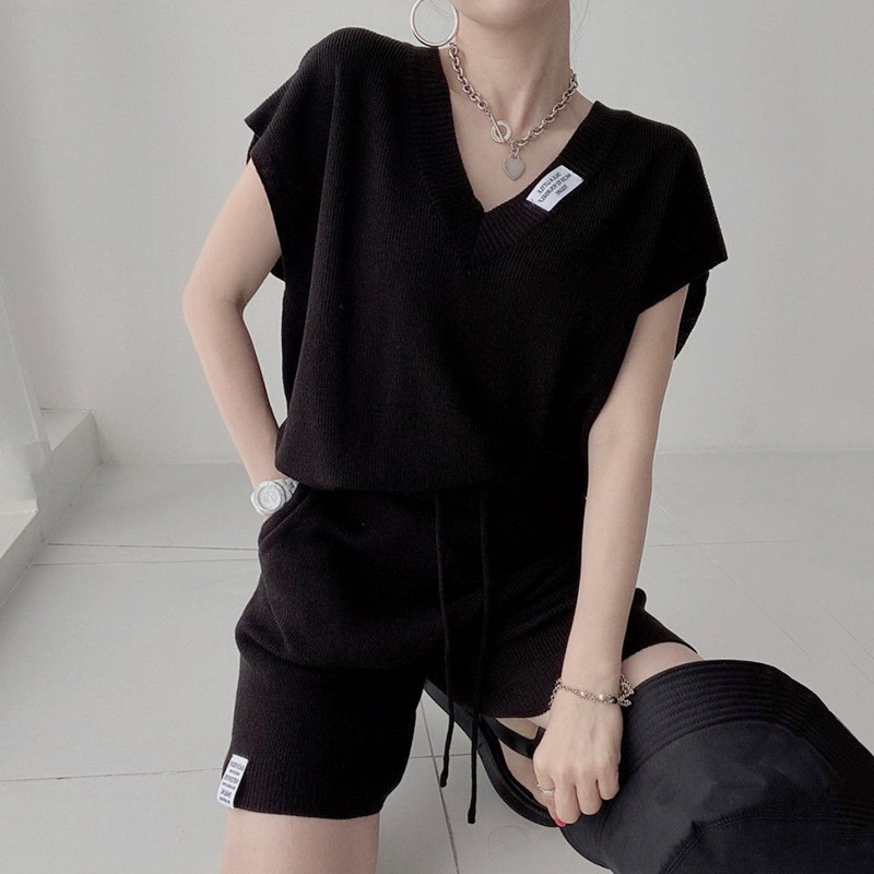 Damen Zweiteiler Kurzset Gestr – Short Linen Drawstring Bewertung und Preis